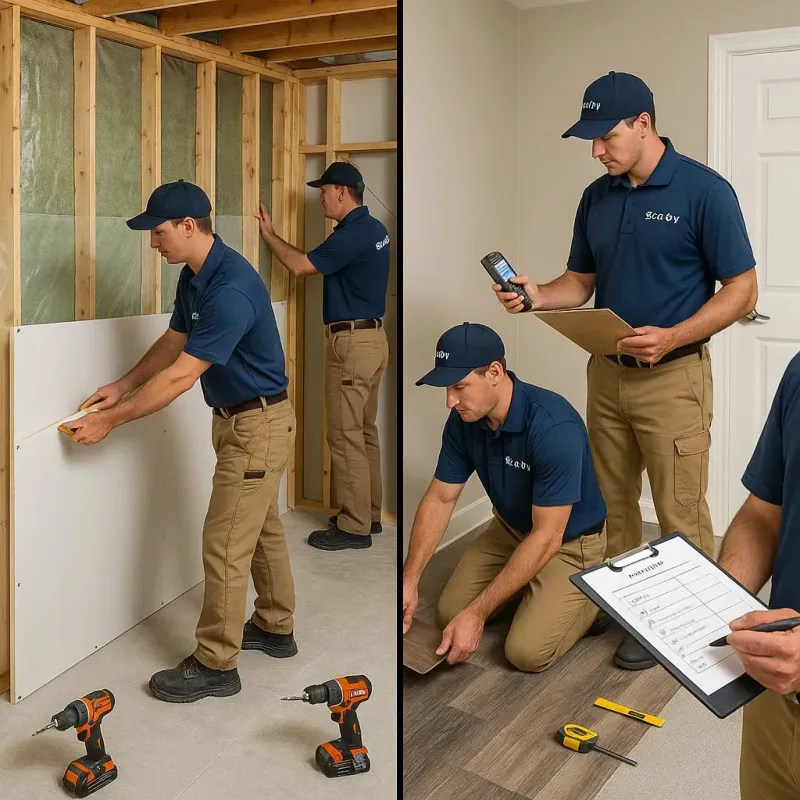 Repairs and Reconstruction process in East Ithaca, NY